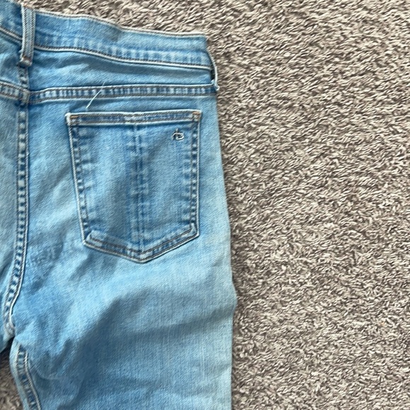 Rag & Bone Women's Blue High-rise Skinny Jeans In El size 28 - Picture 9 of 14